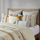 Sable Yellow Stripes Comforter/Duvet Cover Mini Set