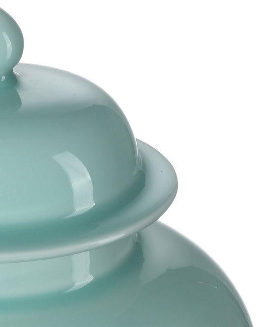 Celadon Small Green Temple Jar