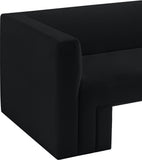 Henson Chair - Luxurious Contemporary Velvet Armchair with Solid Wood Frame for Stylish Living Spaces