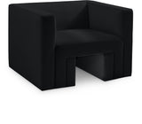 Henson Chair - Luxurious Contemporary Velvet Armchair with Solid Wood Frame for Stylish Living Spaces