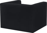 Henson Chair - Luxurious Contemporary Velvet Armchair with Solid Wood Frame for Stylish Living Spaces