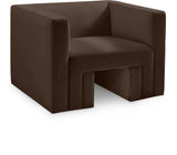 Henson Chair - Luxurious Contemporary Velvet Armchair with Solid Wood Frame for Stylish Living Spaces