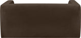 Henson Velvet Loveseat – Luxurious Contemporary Design with Solid Wood Frame for Modern Living Spaces
