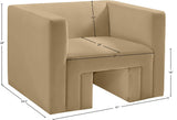 Henson Chair - Luxurious Contemporary Velvet Armchair with Solid Wood Frame for Stylish Living Spaces
