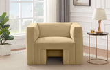Henson Chair - Luxurious Contemporary Velvet Armchair with Solid Wood Frame for Stylish Living Spaces