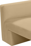 Henson Velvet Loveseat – Luxurious Contemporary Design with Solid Wood Frame for Modern Living Spaces