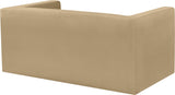 Henson Velvet Loveseat – Luxurious Contemporary Design with Solid Wood Frame for Modern Living Spaces