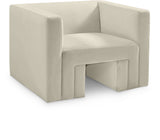 Henson Chair - Luxurious Contemporary Velvet Armchair with Solid Wood Frame for Stylish Living Spaces