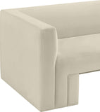 Henson Velvet Loveseat – Luxurious Contemporary Design with Solid Wood Frame for Modern Living Spaces