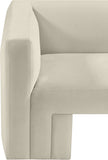 Henson Velvet Loveseat – Luxurious Contemporary Design with Solid Wood Frame for Modern Living Spaces