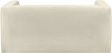 Henson Velvet Loveseat – Luxurious Contemporary Design with Solid Wood Frame for Modern Living Spaces
