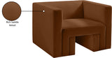 Henson Chair - Luxurious Contemporary Velvet Armchair with Solid Wood Frame for Stylish Living Spaces