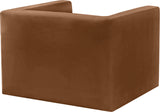 Henson Chair - Luxurious Contemporary Velvet Armchair with Solid Wood Frame for Stylish Living Spaces