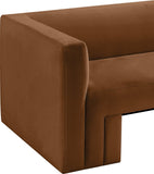 Henson Velvet Loveseat – Luxurious Contemporary Design with Solid Wood Frame for Modern Living Spaces