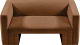 Henson Velvet Loveseat – Luxurious Contemporary Design with Solid Wood Frame for Modern Living Spaces