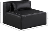 Cube Modern Vegan Leather Modular Chair - Luxurious Comfort for Stylish Living Spaces and Offices