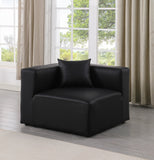 Cube Modern Vegan Leather Modular Chair - Luxurious Comfort for Stylish Living Spaces and Offices