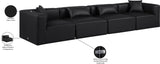 Cube Vegan Leather Modular Sofa - Luxurious Contemporary Design for Modern Living Spaces