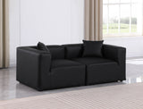 Cube Modular Sofa - Luxurious Vegan Leather Design for Modern Living Spaces and Chic Home Offices