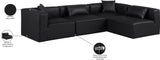 Cube Vegan Leather Modular Sectional - Stylish Comfort for Modern Living Spaces with Versatile Design