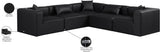 Cube Vegan Leather Modular Sectional - Modern Elegance for Chic Living Spaces with Custom Configurations