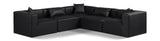 Cube Vegan Leather Modular Sectional - Modern Elegance for Chic Living Spaces with Custom Configurations