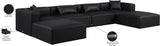 Cube Vegan Leather Modular Sectional - Elevate Your Space with Modern Elegance and Comfort Today!