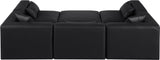 Cube Modular Sectional - Luxurious Vegan Leather Design for Contemporary Living Spaces and Comfort