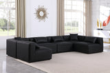 Cube Vegan Leather Modular Sectional - Modern Elegance for Contemporary Living Spaces and Offices