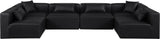 Cube Vegan Leather Modular Sectional - Modern Elegance for Contemporary Living Spaces and Offices