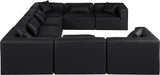 Cube Vegan Leather Modular Sectional - Elevate Your Contemporary Space with Luxurious Comfort & Style