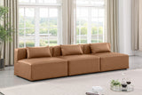 Cube Vegan Leather Modular Sofa - Luxurious Comfort Meets Modern Elegance for Your Living Space