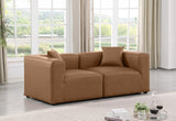 Cube Modular Sofa - Luxurious Vegan Leather Design for Modern Living Spaces and Chic Home Offices
