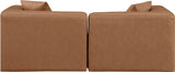 Cube Modular Sofa - Luxurious Vegan Leather Design for Modern Living Spaces and Chic Home Offices