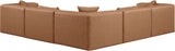 Cube Vegan Leather Modular Sectional - Modern Elegance for Chic Living Spaces with Custom Configurations