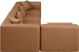 Cube Vegan Leather Modular Sectional - Elevate Your Living Space with Modern Elegance and Comfort