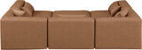 Cube Modular Sectional - Luxurious Vegan Leather Design for Contemporary Living Spaces and Comfort
