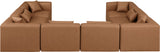 Cube Vegan Leather Modular Sectional - Elevate Your Contemporary Space with Luxurious Comfort & Style