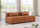 Cube Vegan Leather Modular Sofa - Elevate Your Living Space with Modern Elegance and Comfort