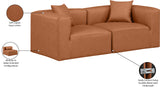 Cube Modular Sofa - Luxurious Vegan Leather Design for Modern Living Spaces and Chic Home Offices
