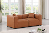 Cube Modular Sofa - Luxurious Vegan Leather Design for Modern Living Spaces and Chic Home Offices