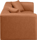 Cube Modular Sofa - Luxurious Vegan Leather Design for Modern Living Spaces and Chic Home Offices