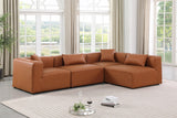 Cube Vegan Leather Modular Sectional - Stylish Comfort for Modern Living Spaces with Versatile Design