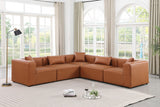 Cube Vegan Leather Modular Sectional - Modern Elegance for Chic Living Spaces with Custom Configurations
