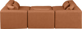 Cube Modular Sectional - Luxurious Vegan Leather Design for Contemporary Living Spaces and Comfort