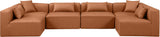 Cube Vegan Leather Modular Sectional - Modern Elegance for Contemporary Living Spaces and Offices