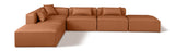 Cube Vegan Leather Modular Sectional - Modern Elegance and Comfort for Contemporary Spaces