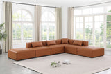 Cube Vegan Leather Modular Sectional - Modern Elegance and Comfort for Contemporary Spaces