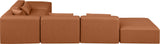 Cube Vegan Leather Modular Sectional - Modern Elegance and Comfort for Contemporary Spaces