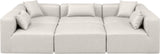 Cube Modular Sectional - Luxurious Vegan Leather Design for Contemporary Living Spaces and Comfort